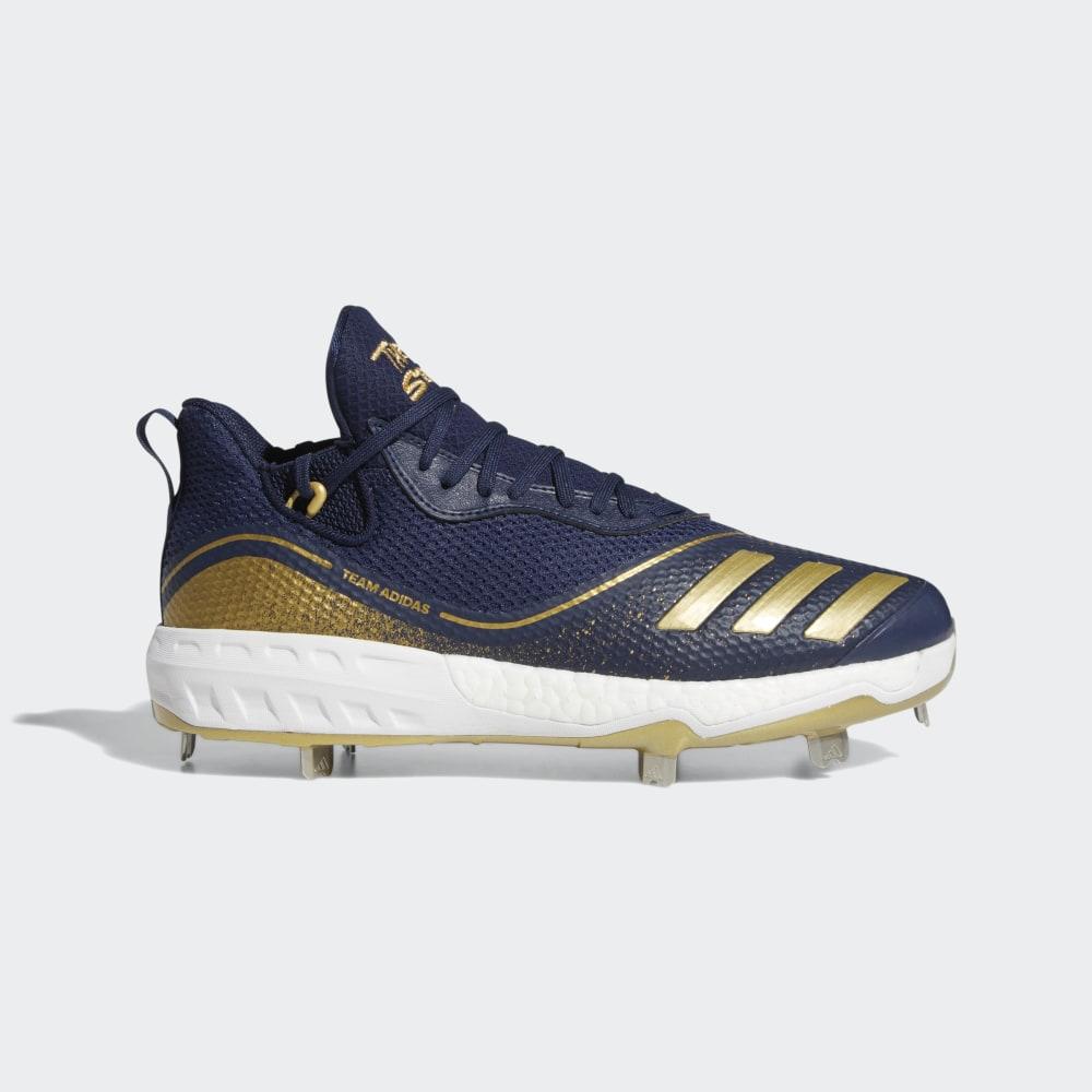 Adidas Men's Icon V Baseball Cleats Navy/White/Gold Metal Ireland G28234